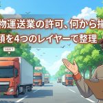 一般貨物運送業の許可申請書類を解説する柏市の行政書士だいち法務事務所のアイキャッチ画像
