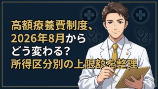 高額療養費制度、2026年8月からどう変わる？所得区分別の上限額を整理