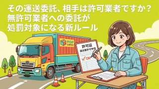 無許可業者への運送委託禁止を解説する柏市の行政書士だいち法務事務所のアイキャッチ画像