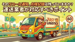 大型トラックのリコール対応と点検記録の保存を解説する柏市の行政書士だいち法務事務所のアイキャッチ画像