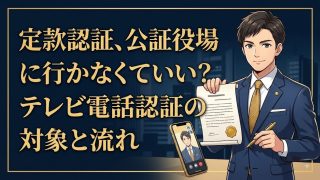 定款認証、公証役場に行かなくていい？テレビ電話認証の対象と流れ