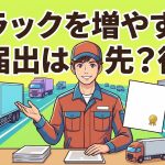 一般貨物自動車運送事業の増車・営業所変更の手続きを解説する柏市の行政書士だいち法務事務所のアイキャッチ画像